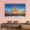 Golden Mahamuni Buddha Temple multi panel canvas wall art