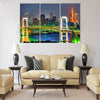 Tokyo skyline with Tokyo tower Multi panel canvas wall art