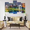 Tokyo skyline with Tokyo tower Multi panel canvas wall art