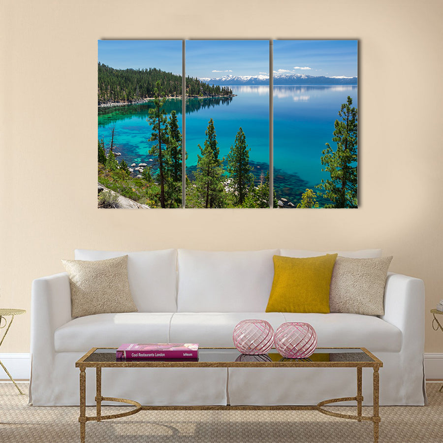 Lake Tahoe multi panel canvas wall art
