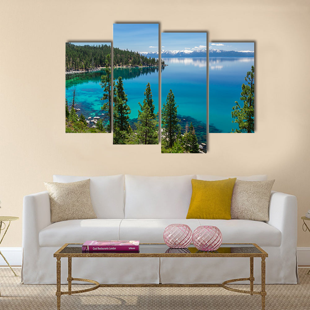 Lake Tahoe multi panel canvas wall art