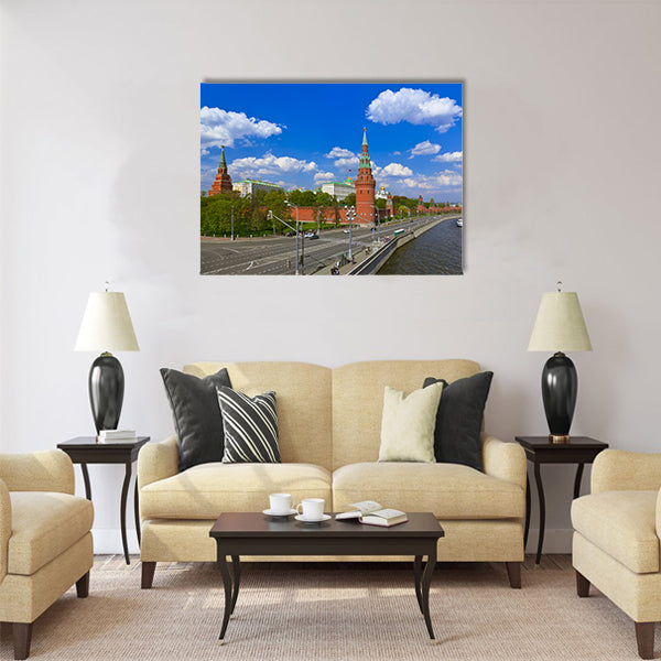 Kremlin in Moscow Russia Multi panel canvas wall art