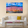 Flamingoes in Laguna Colorada , Uyuni, Bolivia Multi panel canvas wall art