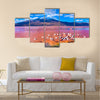 Flamingoes in Laguna Colorada , Uyuni, Bolivia Multi panel canvas wall art