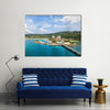 Cruise port in the tropical Caribbean island of Ocho Rios, Jamaica Multi panel canvas wall art