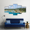 Cruise port in the tropical Caribbean island of Ocho Rios, Jamaica Multi panel canvas wall art