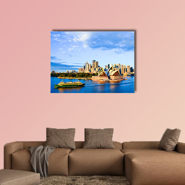 Sydney Opera House and City multi panel canvas wall art