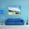 This image shows a Beach Scene in Penang, Malaysia multi panel canvas wall art