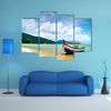 This image shows a Beach Scene in Penang, Malaysia multi panel canvas wall art