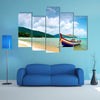 This image shows a Beach Scene in Penang, Malaysia multi panel canvas wall art