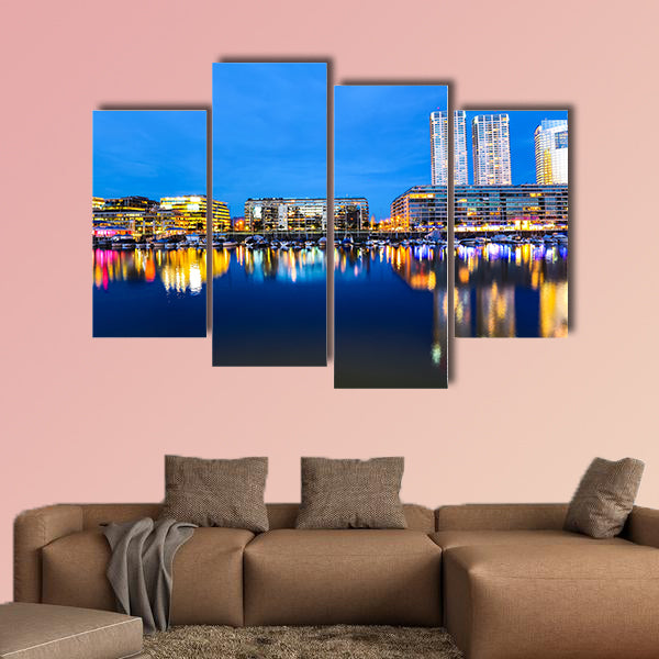 The famous neighborhood of Puerto Madero in Buenos Aires, wall art
