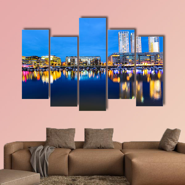 The famous neighborhood of Puerto Madero in Buenos Aires, wall art