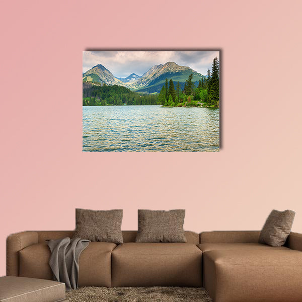 Stunning Mountain Lake in the High Tatras, Strbske Pleso, Slovakia, wall art