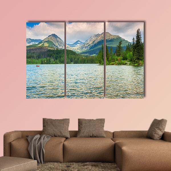 Stunning Mountain Lake in the High Tatras, Strbske Pleso, Slovakia, wall art