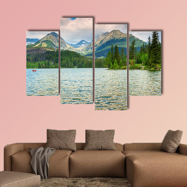 Stunning Mountain Lake in the High Tatras, Strbske Pleso, Slovakia, wall art