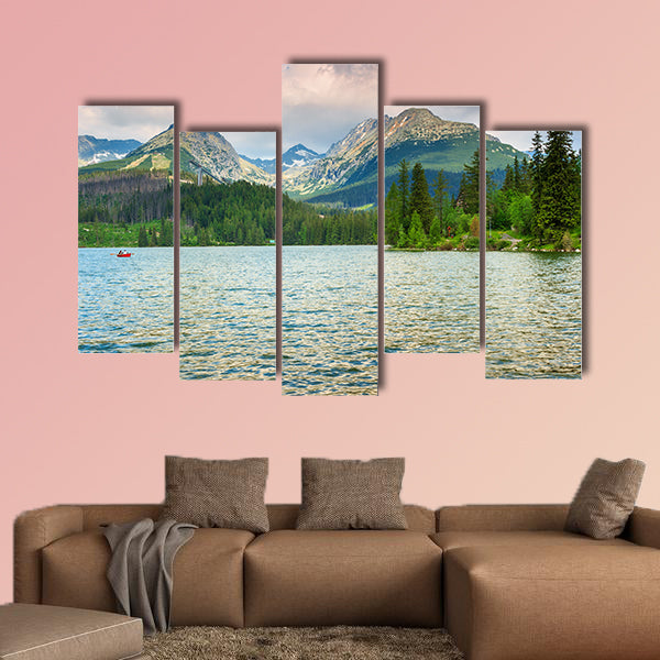 Stunning Mountain Lake in the High Tatras, Strbske Pleso, Slovakia, wall art
