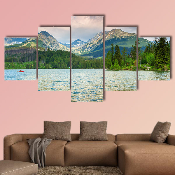 Stunning Mountain Lake in the High Tatras, Strbske Pleso, Slovakia, wall art