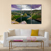 Wonderful canyon with the curving river Multi panel canvas wall art