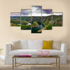 Wonderful canyon with the curving river Multi panel canvas wall art