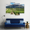 Vineyards landscape near Wellington, South Africa Multi panel canvas wall art