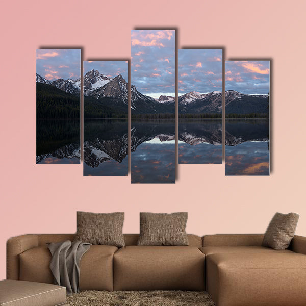 Stanley Lake Multi panel canvas wall art.