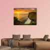 Beautiful Sunset at Uluwatu temple Bali Indonesia multi panel canvas wall art