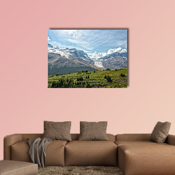 Canada Icefield Park glacier landscape panorama Multi panel canvas wall art