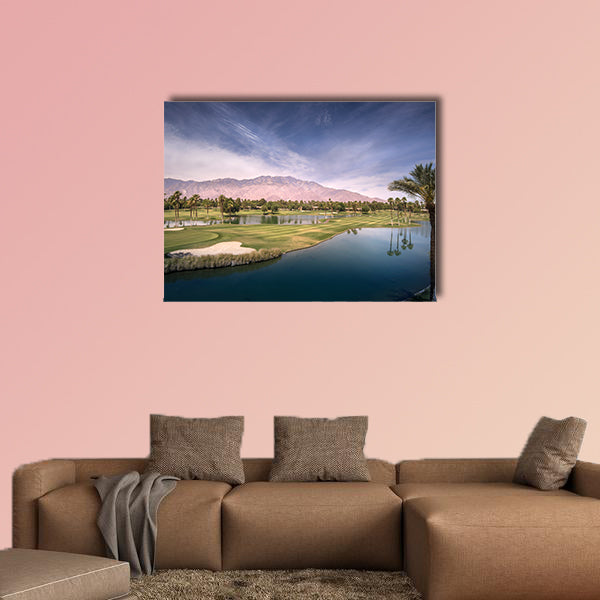 Beautiful landscape view of Palm Springs and Chino Canyon wall art