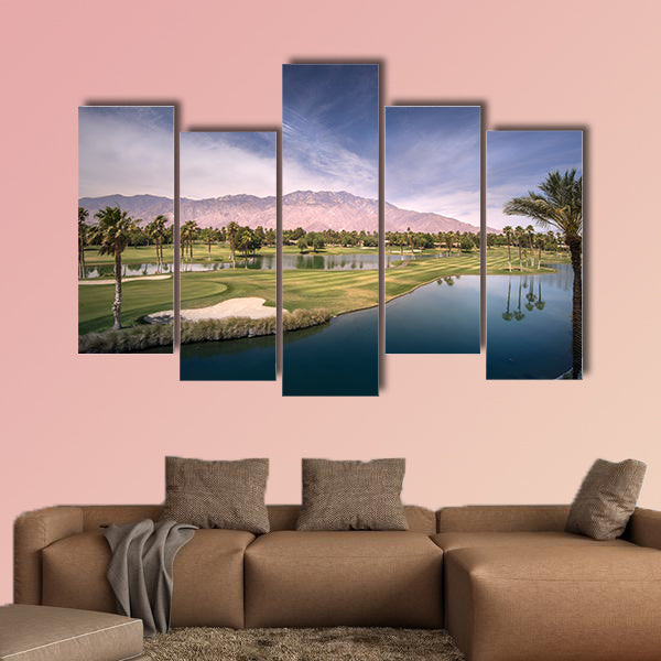 Beautiful landscape view of Palm Springs and Chino Canyon wall art