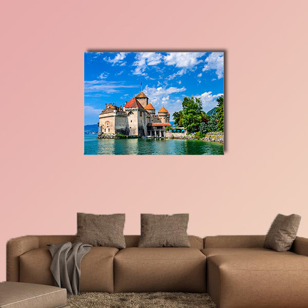 Castle Chillon one of the most visited castle in Switzerland wall art