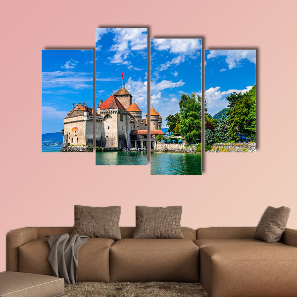 Castle Chillon one of the most visited castle in Switzerland wall art