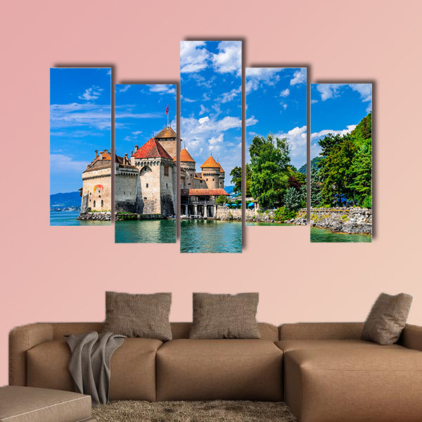 Castle Chillon one of the most visited castle in Switzerland wall art