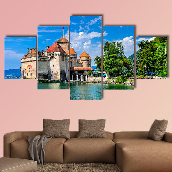 Castle Chillon one of the most visited castle in Switzerland wall art