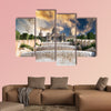 The Palau Nacional situated in Montjuic in sunset, Barcelona Multi panel canvas wall art