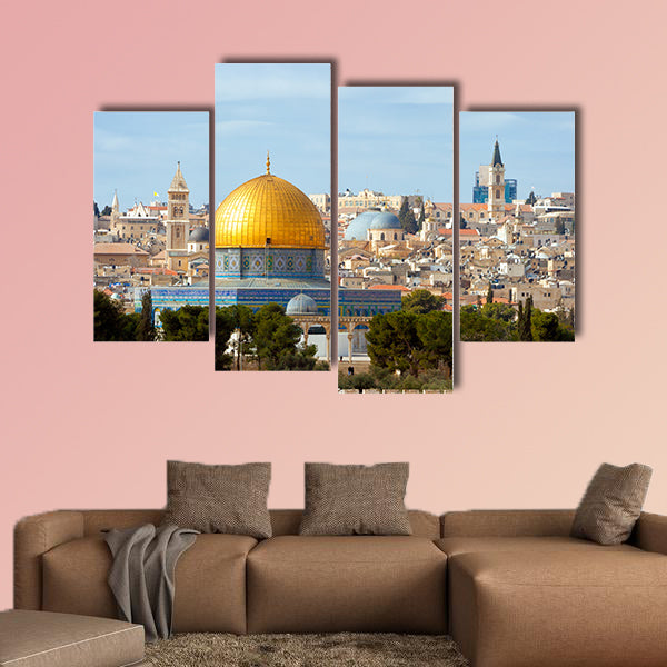 The Dome of the Rock on the temple mount in Jerusalem Israel wall art