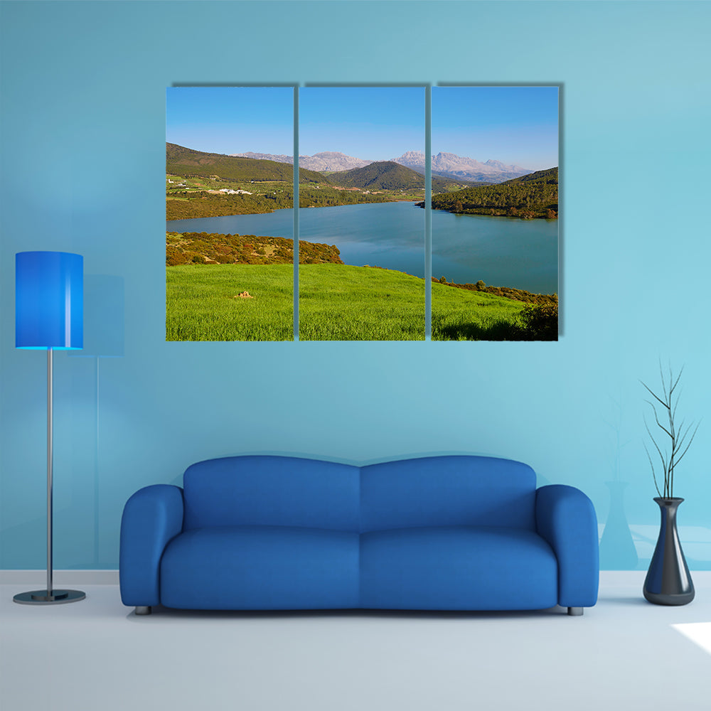 Beautiful landscape in Atlas Mountains, Northern Morocco, Africa multi panel canvas wall art