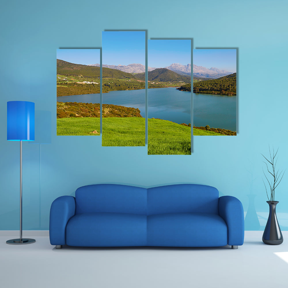 Beautiful landscape in Atlas Mountains, Northern Morocco, Africa multi panel canvas wall art
