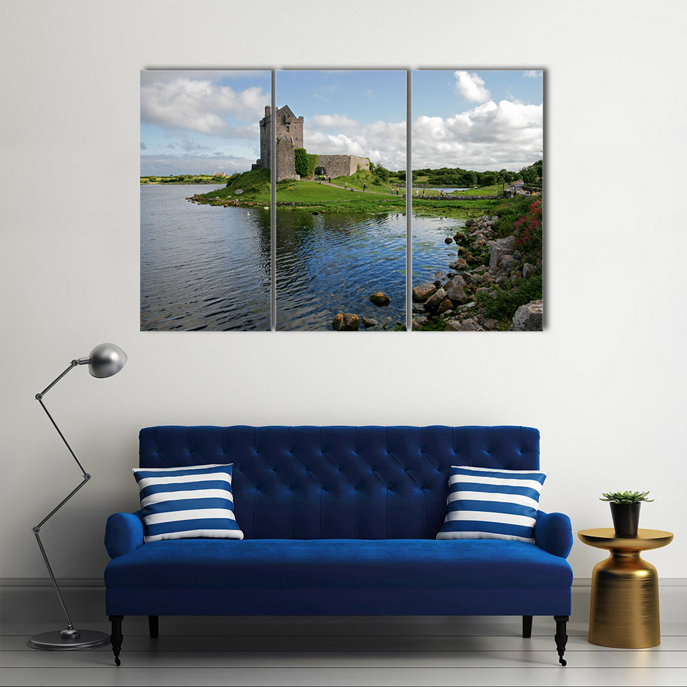 View of the Dunguaire Castle, Kinvara Bay, Galway, Ireland Multi Panel Canvas Wall Art