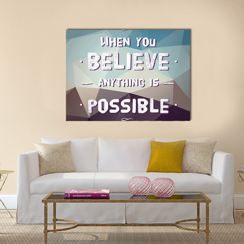 Make it Happen Multi Panel Canvas Wall Art
