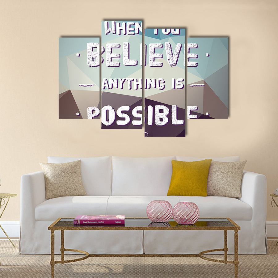 Make it Happen Multi Panel Canvas Wall Art