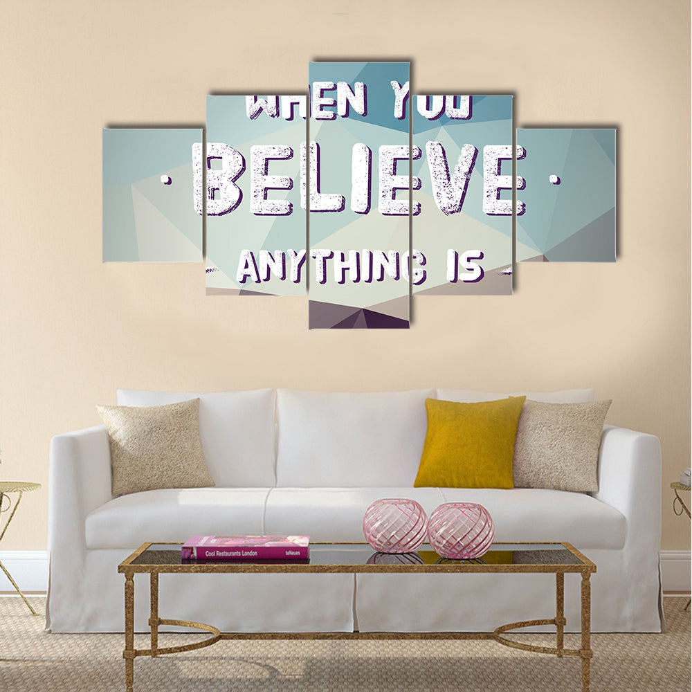 Make it Happen Multi Panel Canvas Wall Art
