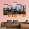 Manhattan skyline at sunrise, New York City, USA multi panel canvas wall art