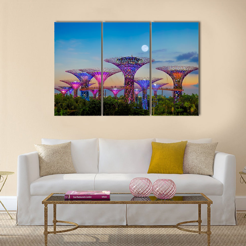 Gardens By The Bay, Multi Panel Canvas Wall Art