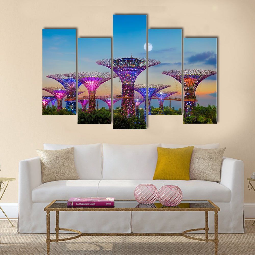 Gardens By The Bay, Multi Panel Canvas Wall Art