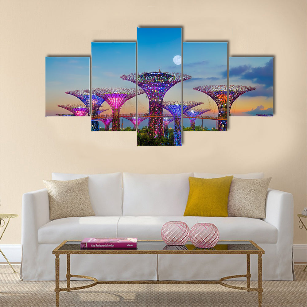 Gardens By The Bay, Multi Panel Canvas Wall Art