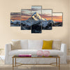 Evening view of Ama Dablam on the way to Everest Base Multi panel canvas wall art