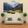 The Altyn Mountain Valley In The Tian Shan, Kyrgyzstan Multi Panel Canvas Wall Art