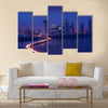 Panama City, Central America, view of Costa Del Este Multi panel canvas wall art