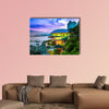 Dongbaek Island with Nurimaru APEC House in Busan, South Korea multi panel canvas wall art