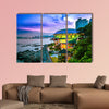 Dongbaek Island with Nurimaru APEC House in Busan, South Korea multi panel canvas wall art